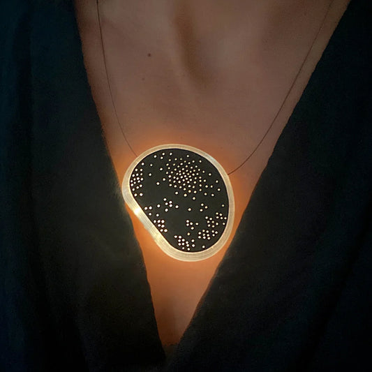 Starry Night – Large Pebble Necklace