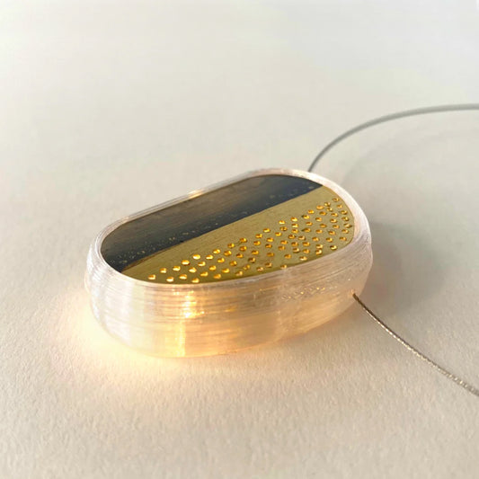 Sunset – Small Pebble Necklace