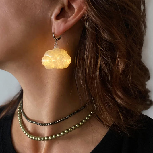 White Cloud Earrings