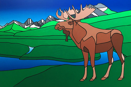 A Happy Moose in Moose Meadows