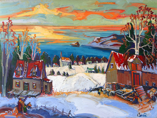 Lueur Hivernale A Kamouraska