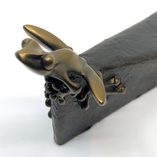 Frogman Triangle Paperweight