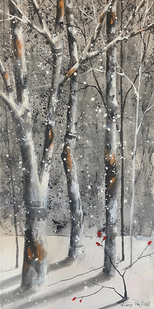 Winter Birches I