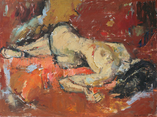 Nude on the Red Floor