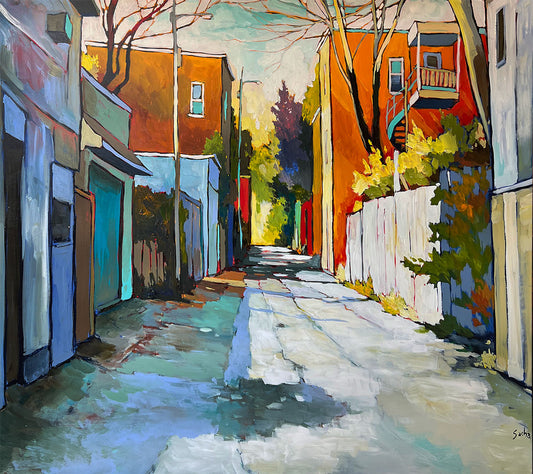Alley on Fire