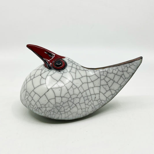 White Crackle Plumpy Bird