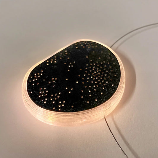 Starry Night – Large Pebble Necklace