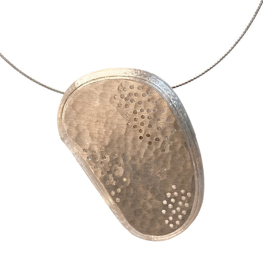 Winter Sky – Small Pebble Necklace
