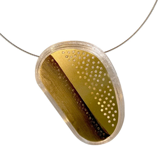 Sunset – Small Pebble Necklace