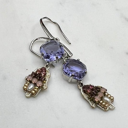 Hamsa Earrings