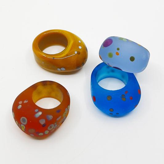 River Stone Rings
