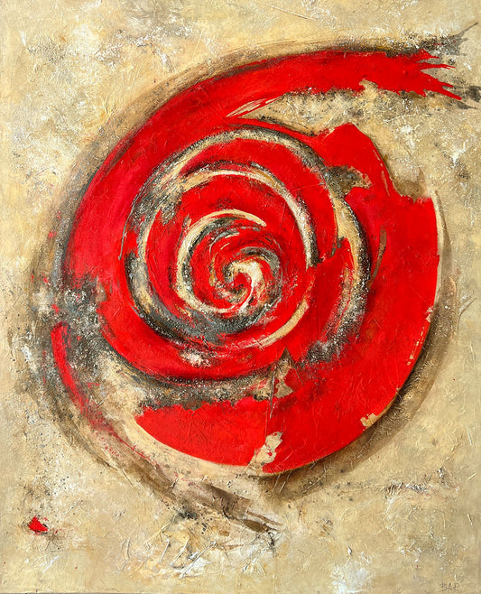 Red Swirl #3