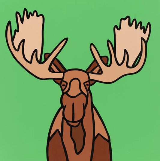 The Happy Moose on Green