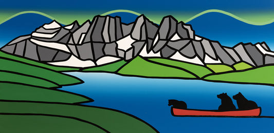 Bears in Canoe