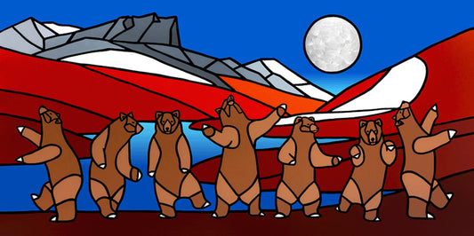 Dancing Bears By The Light Of The Silvery Moon