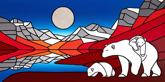 Polar Bear Family, Fall