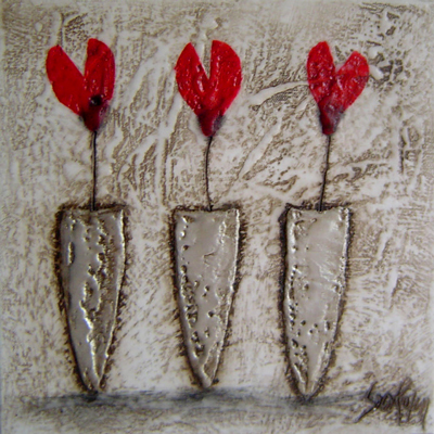 Pewter Vase III - Sara Rosen