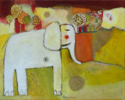 Elephant Enneige - Marie-Eve Cournoyer