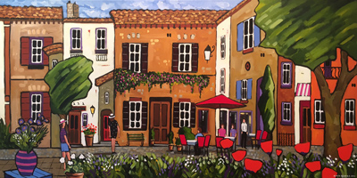 Beautiful Courtyard in Aix en Provence - Alain Bedard